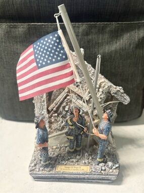 Vanmark "Image of Hope II" 9/11 firefighter remembrance statue.